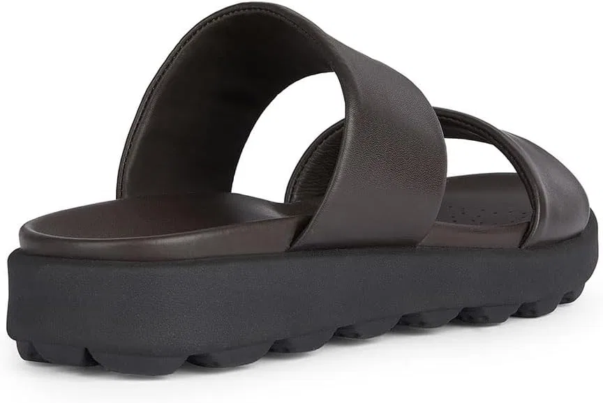 Сандалии Geox Men's U Spherica Ec6 A Slide, Dark Brown — фото 4