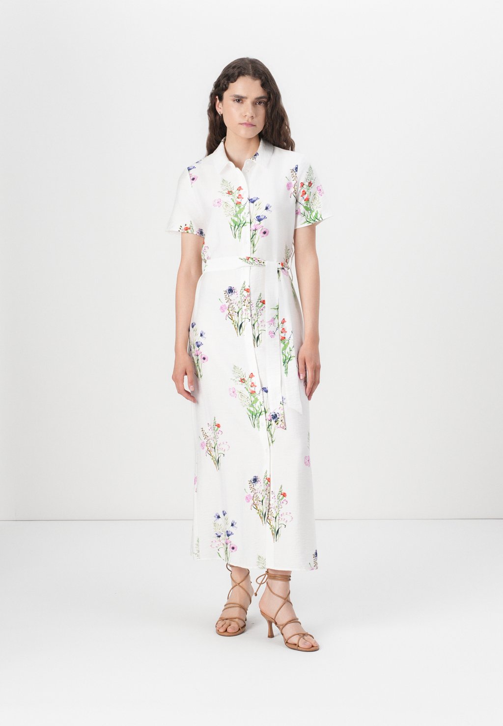 

Платье-рубашка VMRUNA SHIRT DRESS Vero Moda, кремовый