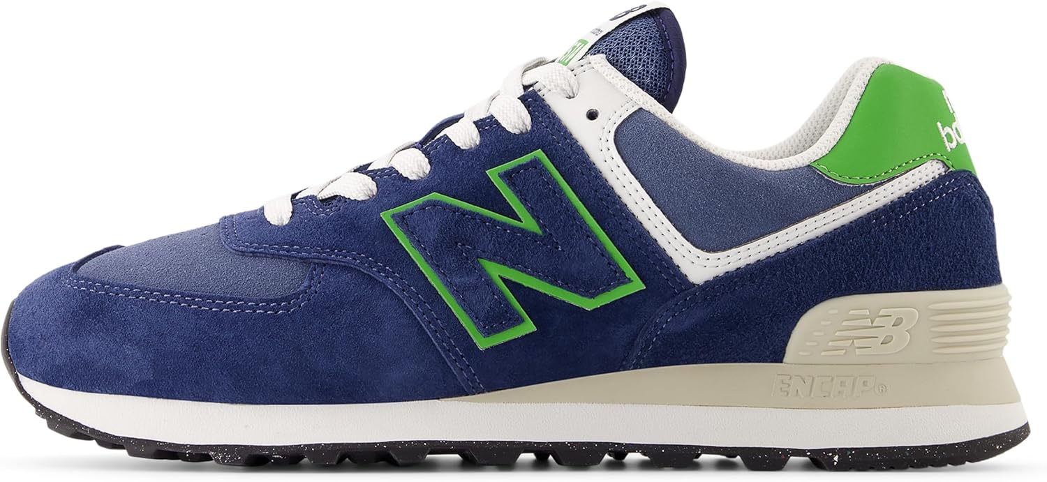 Кроссовки New Balance Unisex-Adult 574 V2 Unisex, зеленый — фото 2