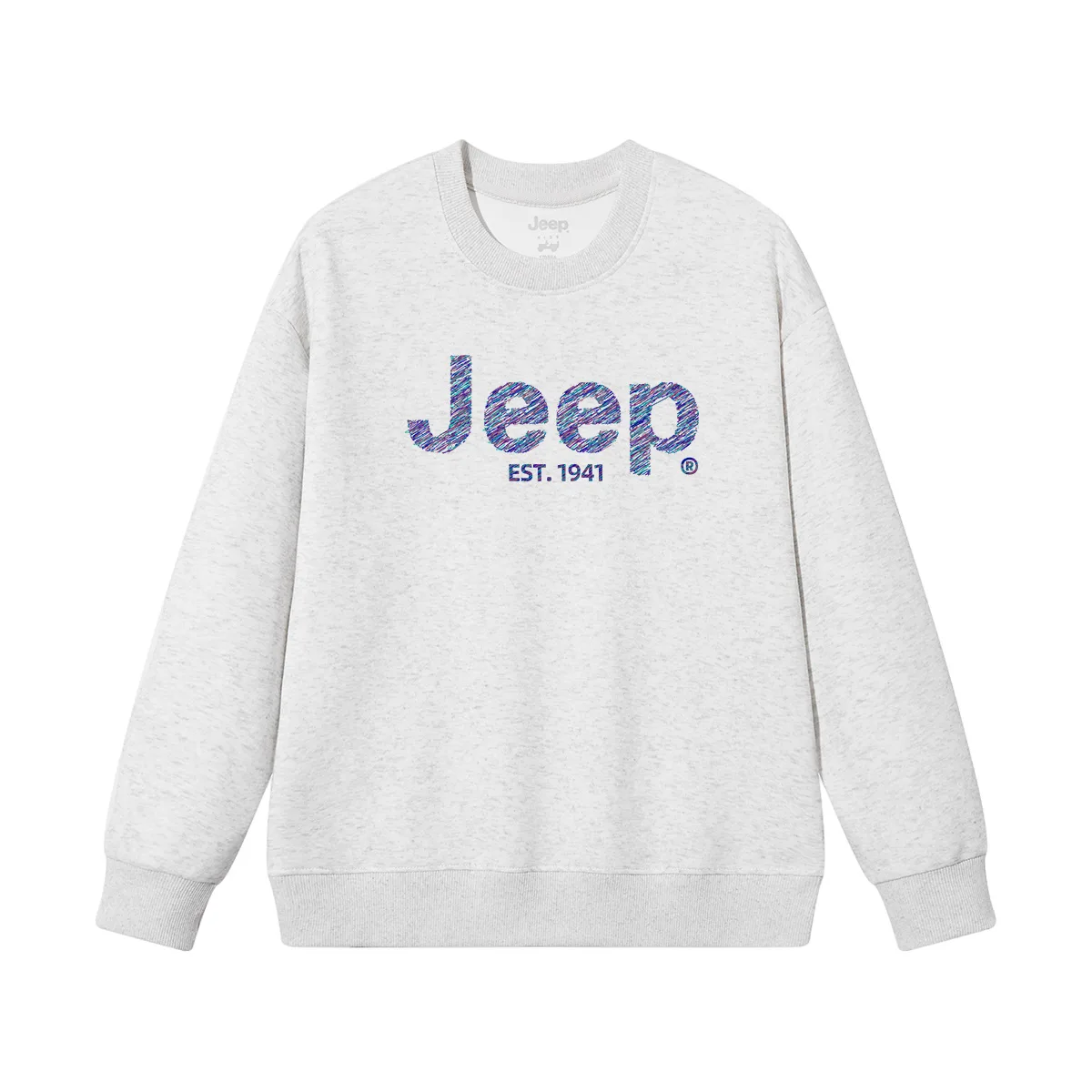 Толстовка с круглым вырезом для школьников Jeep, Coffee[Fleece-Lined] — фото 3