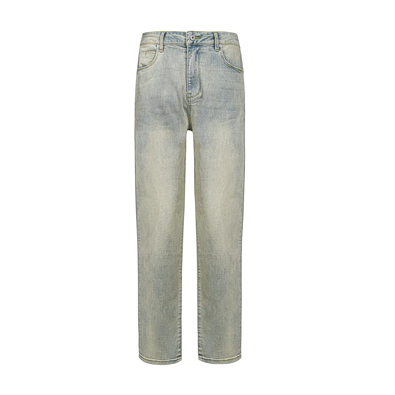 

Джинсы унисекс 24h7, Yellow Blue Rusty-Dyed