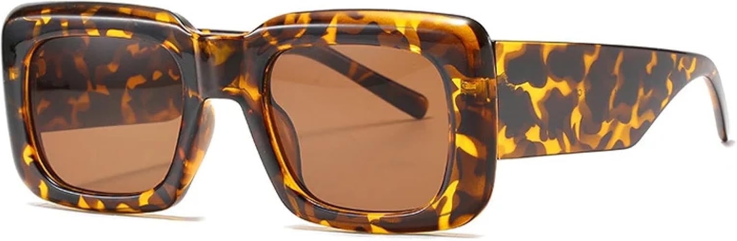 

Солнцезащитные очки с защитой от УФ-излучения UV400 | Черно-красные очки с плоской верхней частью | Для женщин и мужчин | Для занятий спортом на открытом воздухе и вождения DSVIGF, C3leopard-brown