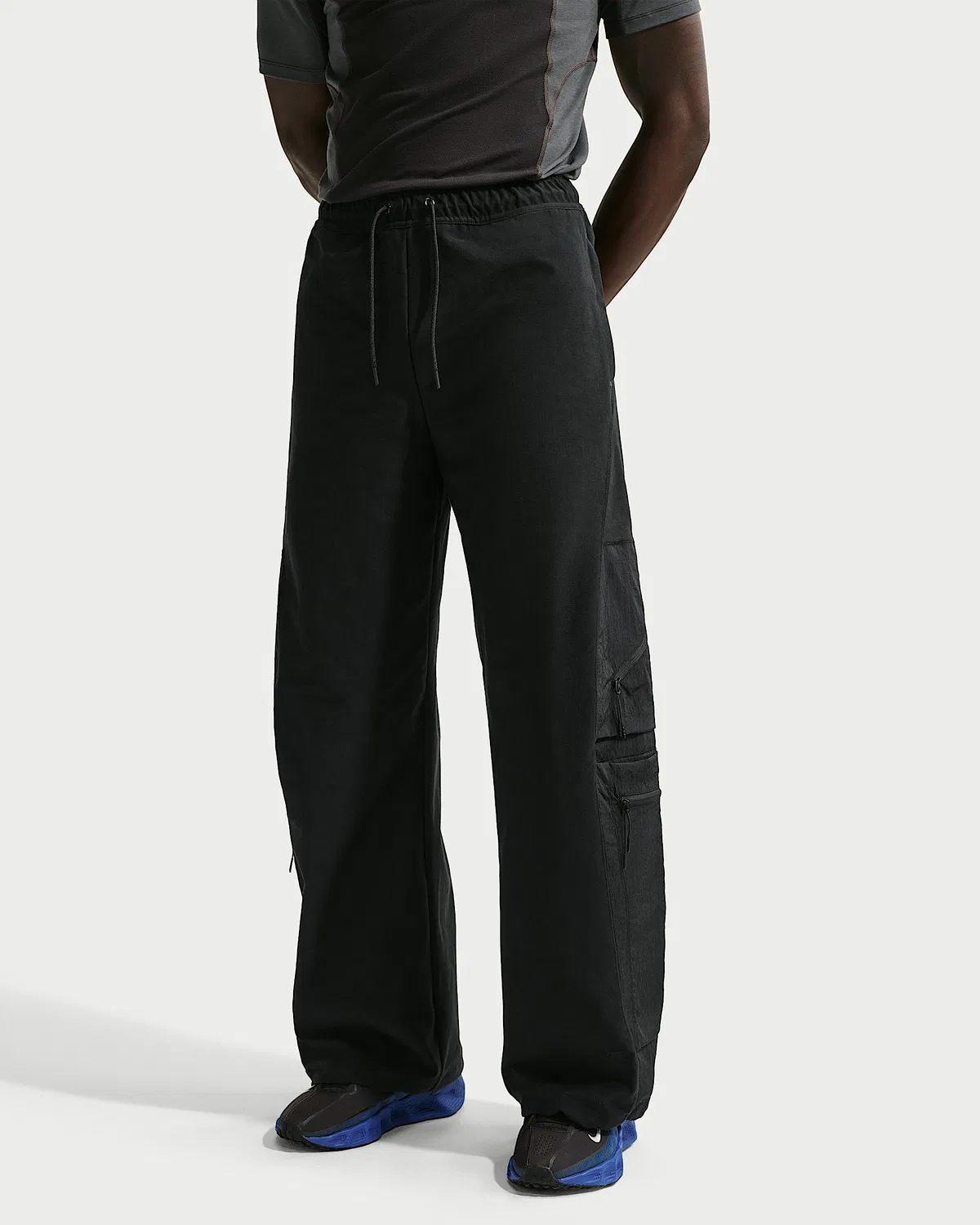 Мужские спортивные штаны Nike Tech Dri-FIT Shori Knit Utility, Black/Black/Black — фото 2