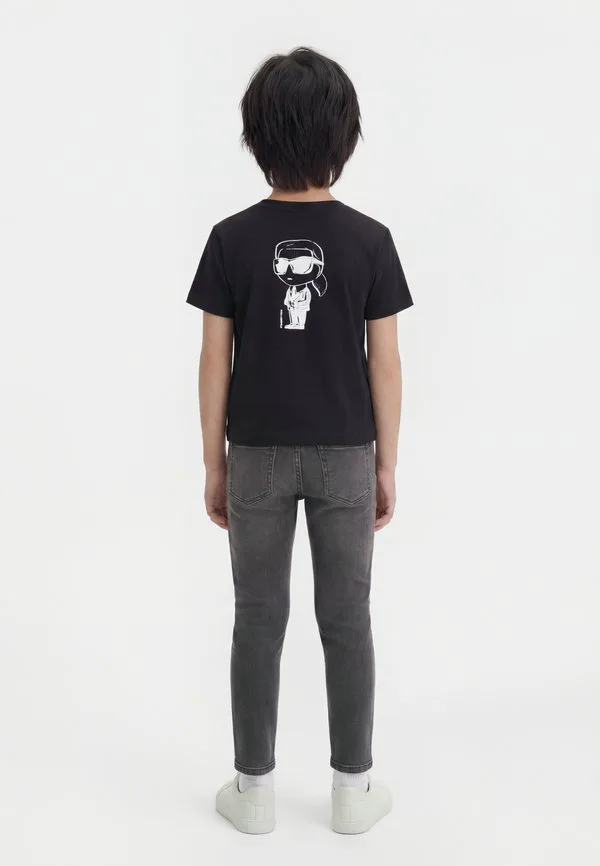 Футболка унисекс с принтом Karl Lagerfeld Kids, Black — фото 2