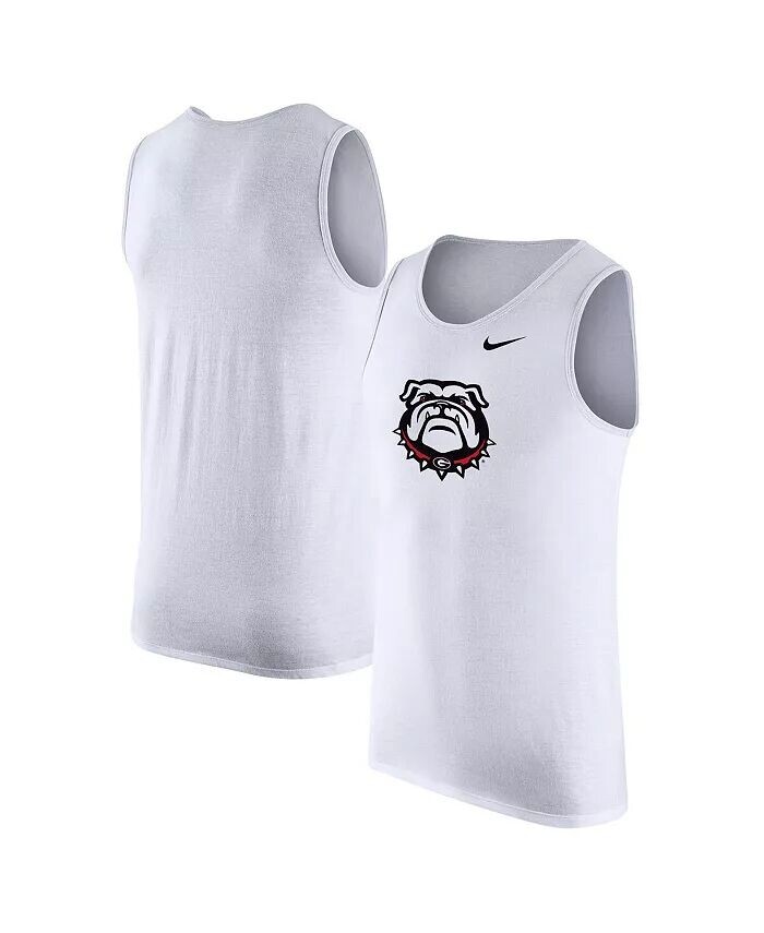 

Мужская белая майка Georgia Bulldogs Nike, белый