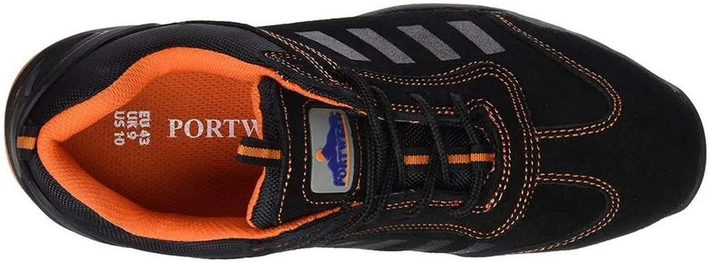 Высокие кроссовки Portwest FW34ORR37 Steelite Lusum Safety Trainer, S1P HRO, стандартный размер: 37, черно-оранжевые — фото 4