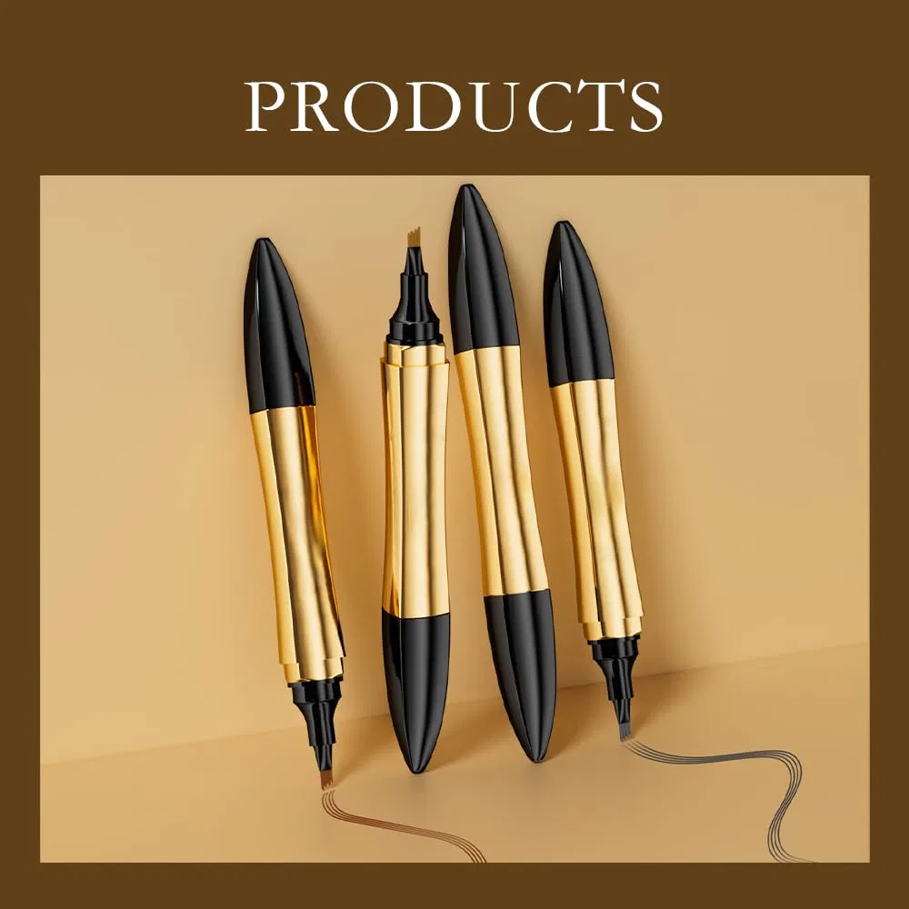 Карандаш для бровей Magic Eyebrow Pencil 3D Microblading Topbashgo, 4 Pieces. — фото 4
