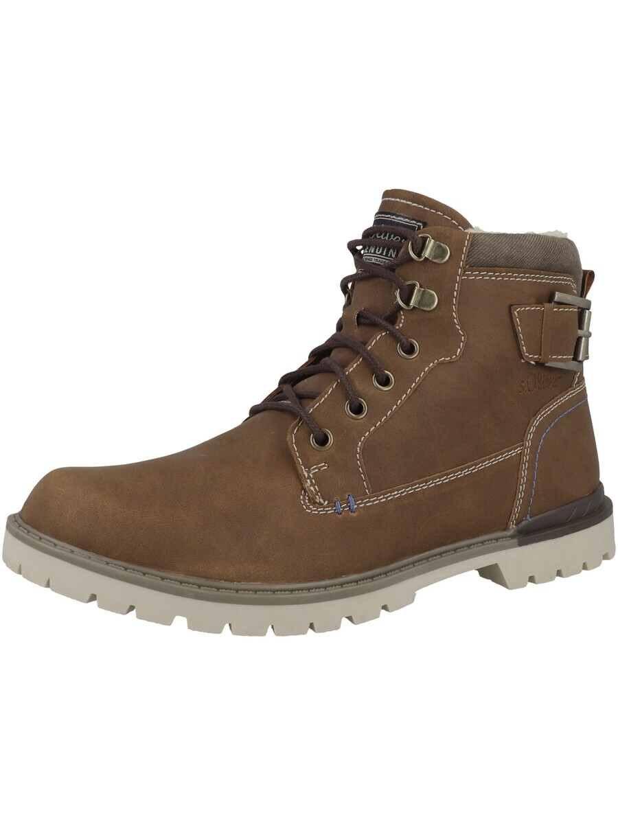 

Ботинки на шнуровке s.Oliver Lace-Up Boots, коричневый