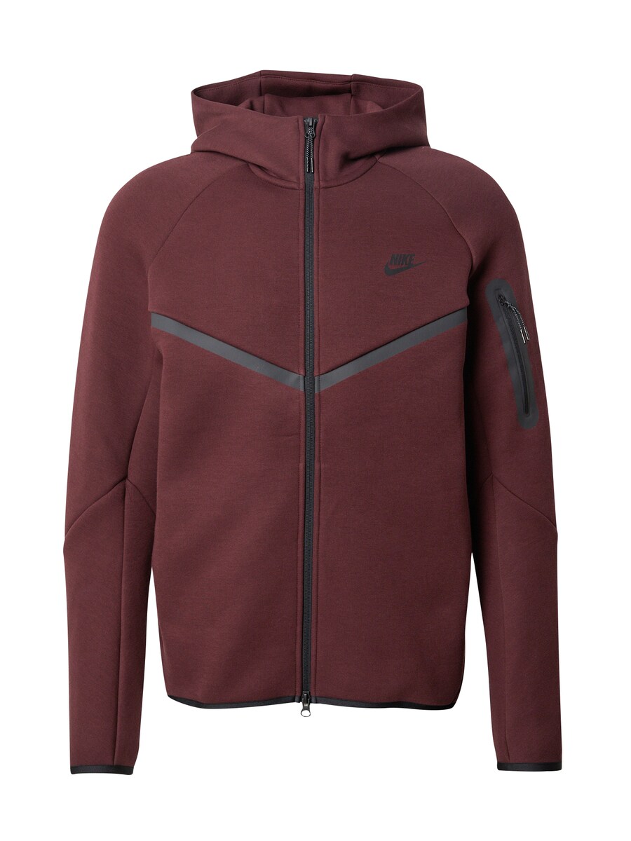 

Толстовка с капюшоном на молнии Nike Sportswear TECH FLEECE, бордовый