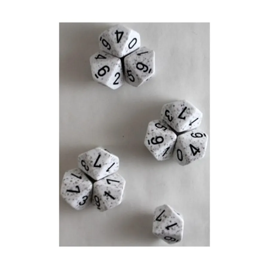 

d10 Арктический камуфляж (10), Dice - Speckled - d10 & d20 (Chessex)