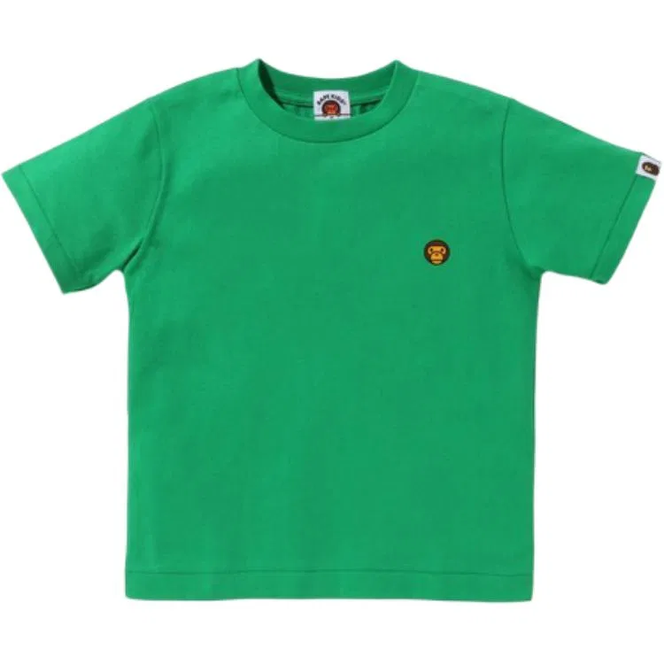 Детская футболка с круглым вырезом A BATHING APE, Green