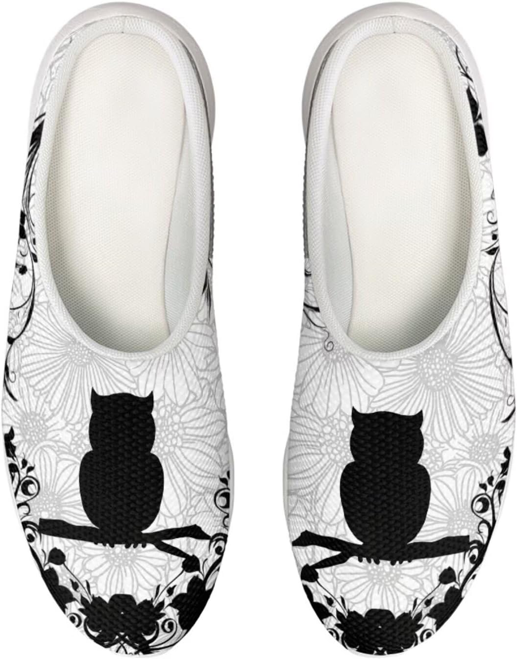 

Садовые сабо Forchrinse Colorful Butterfly унисекс для взрослых, для мужчин и женщин, тапочки-мюли для прогулок, удобные тапочки, пляжные сандалии, легкие, Owl Flower