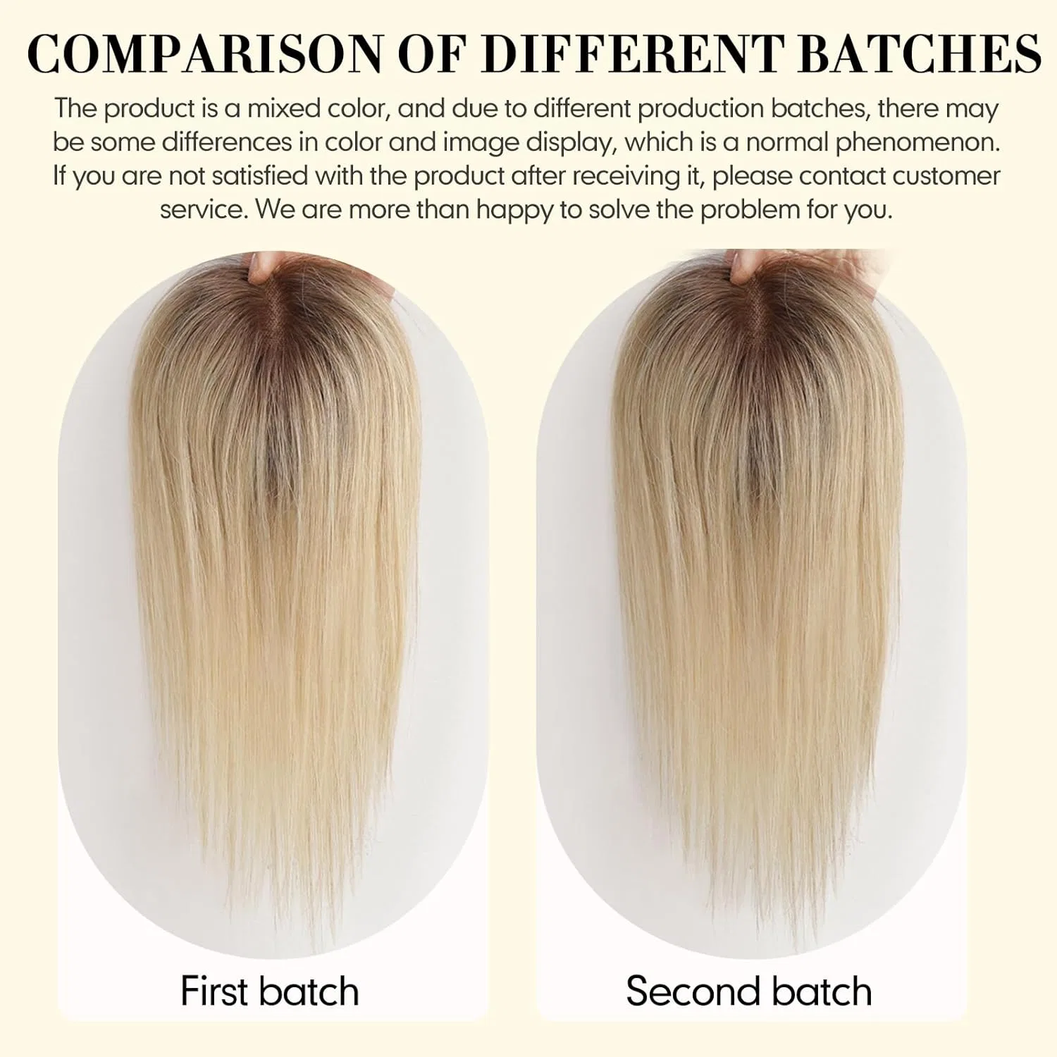 Женский накладной шиньон из натуральных волос с челкой «Ombre Light Blonde» 10 дюймов от HAIRCUBE Haircube, Ombre Light Blonde — фото 4