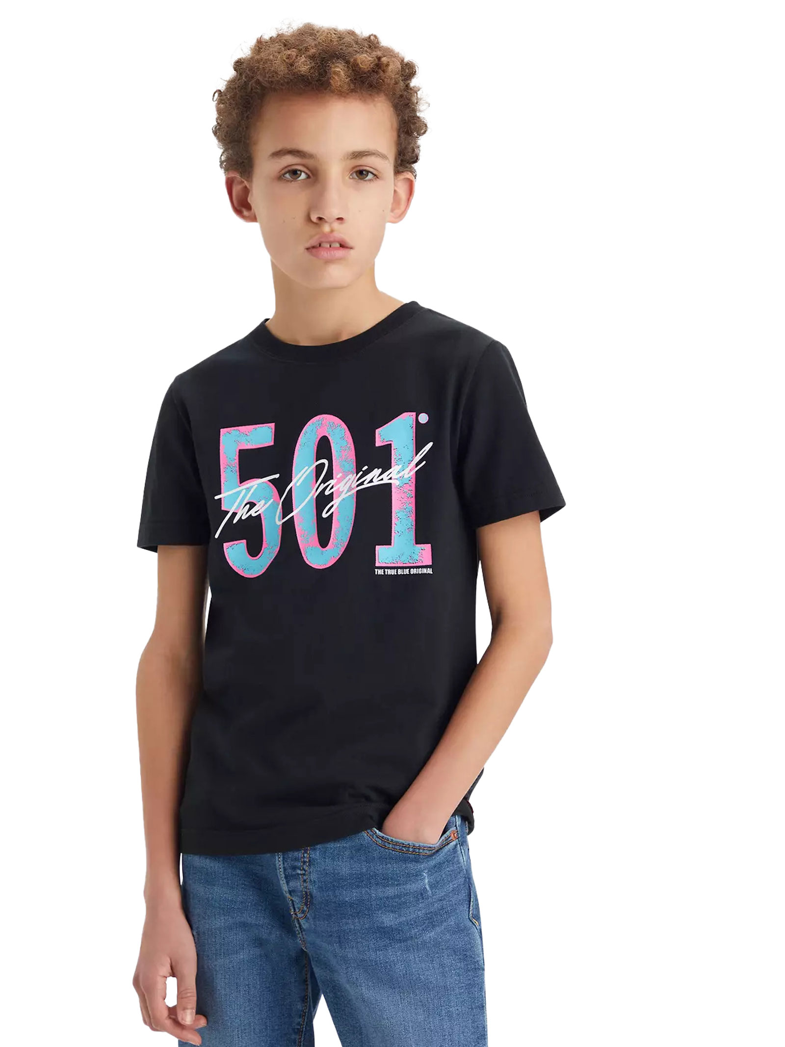 

Футболка t-shirt 501 original per ragazzi Levi'S, черный