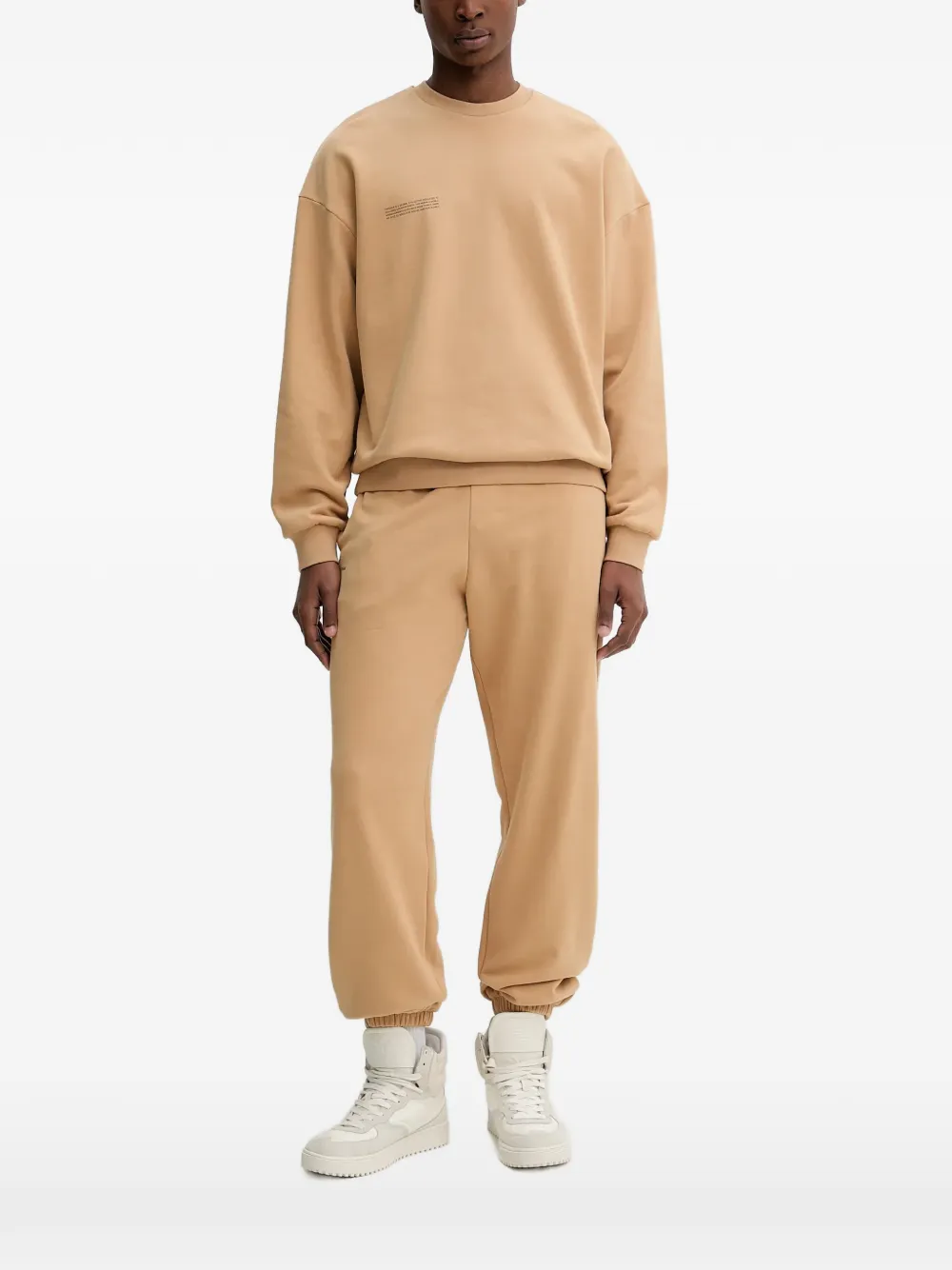 

Свитшот с круглым вырезом Pangaia, бежевый