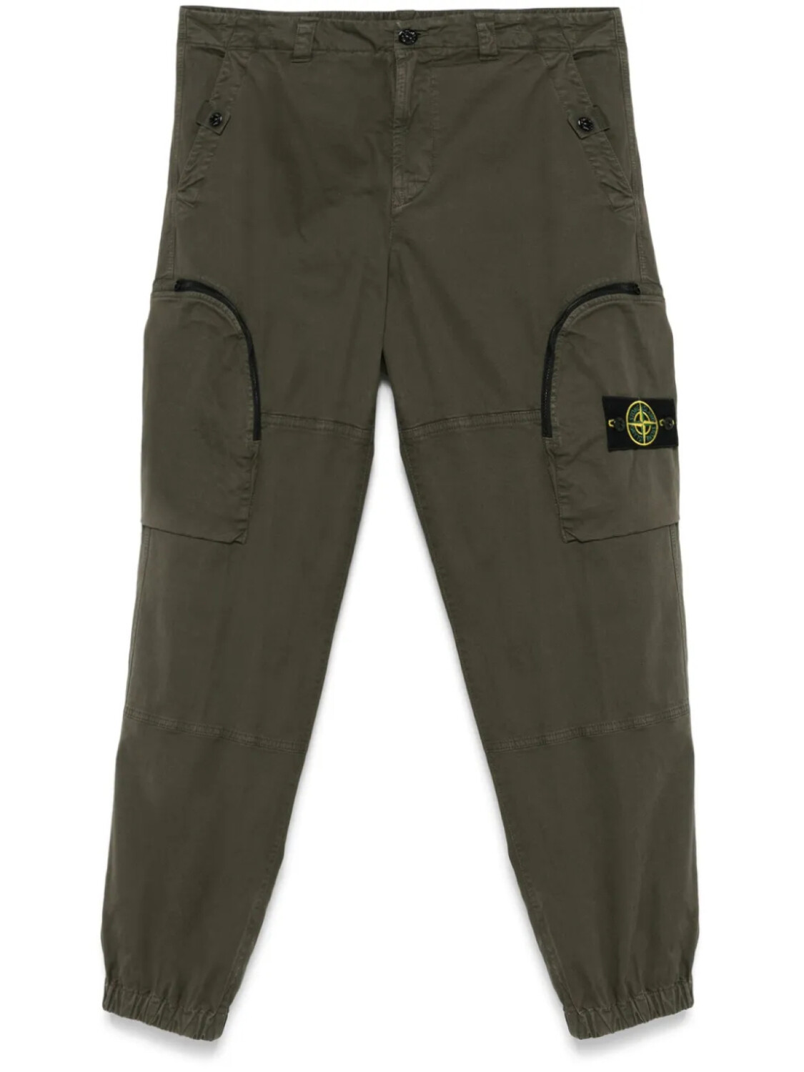

Зауженные брюки Stone Island, зеленый