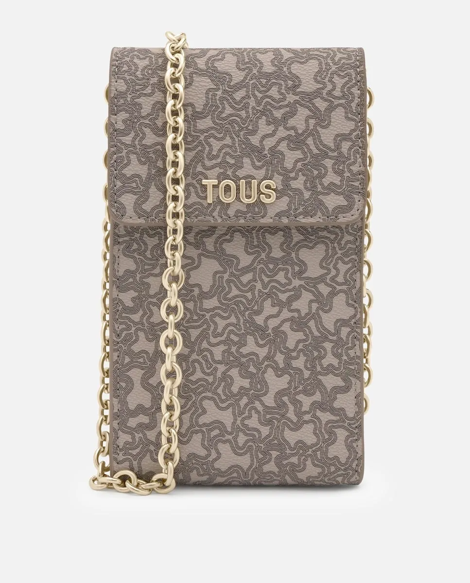 

Сумка для мобильного телефона Kaos Mini Lines подвесная Tous, серо-коричневый