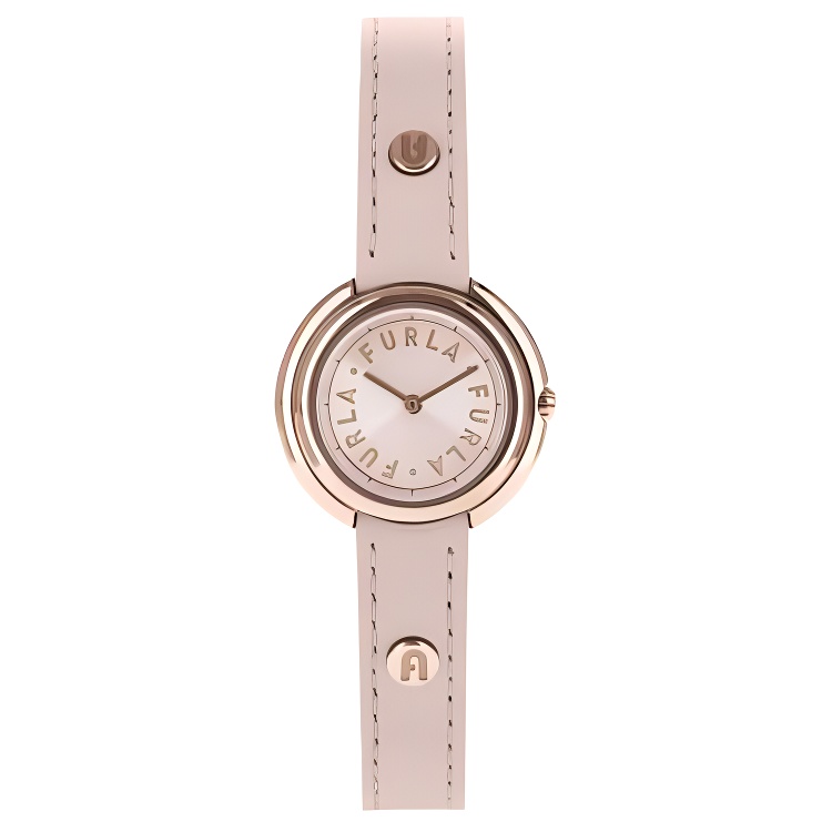 

Furla Женские часы кварцевый механизм кожаный ремешок 29 мм rose gold циферблат