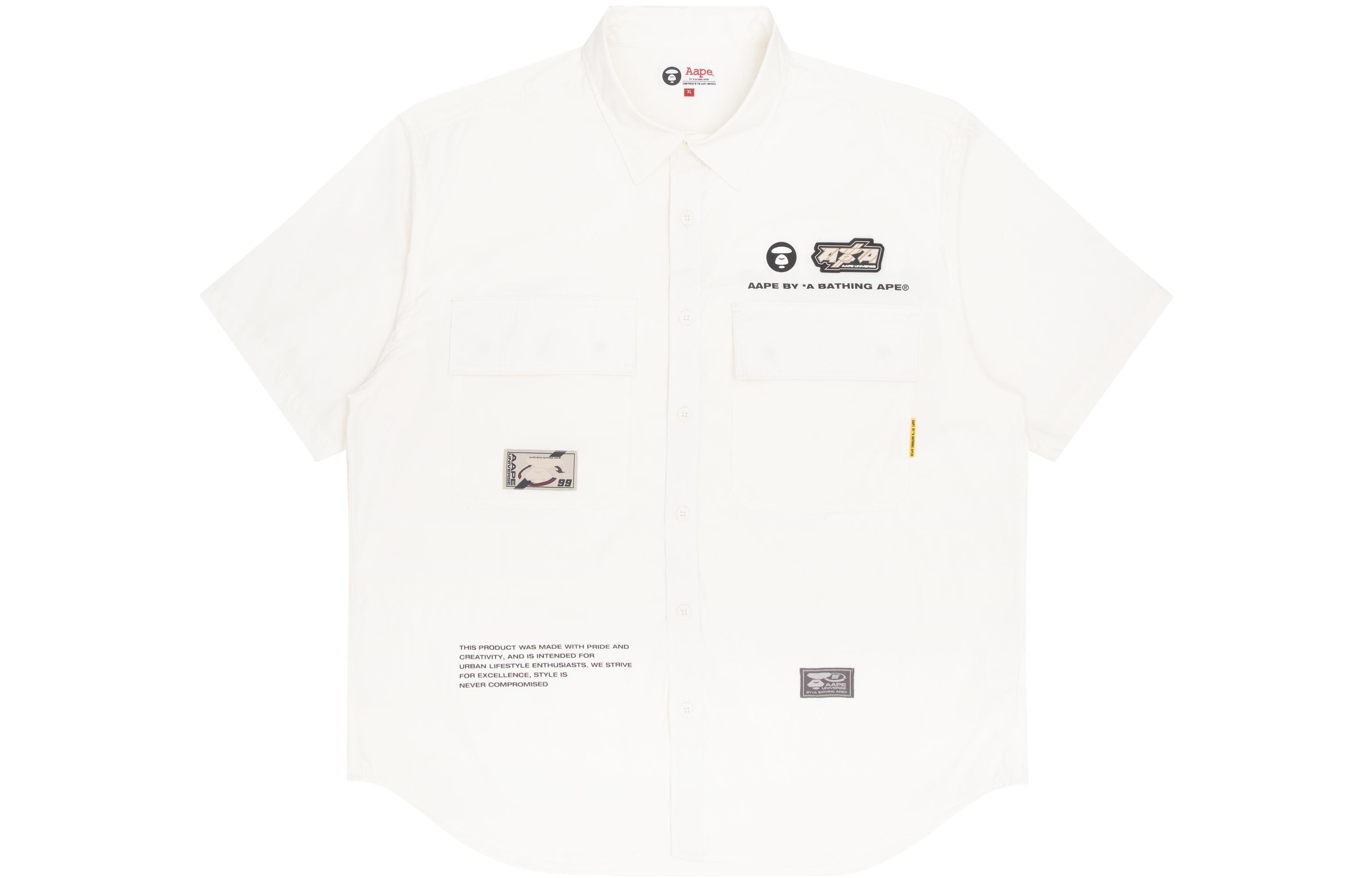 

Футболка унисекс Aape, белый цвет IVX