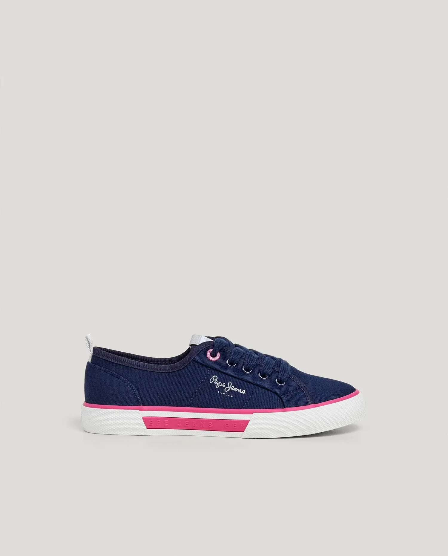Классическая кедовая обувь типа plimsoll от Pepe Jeans, темно-синий