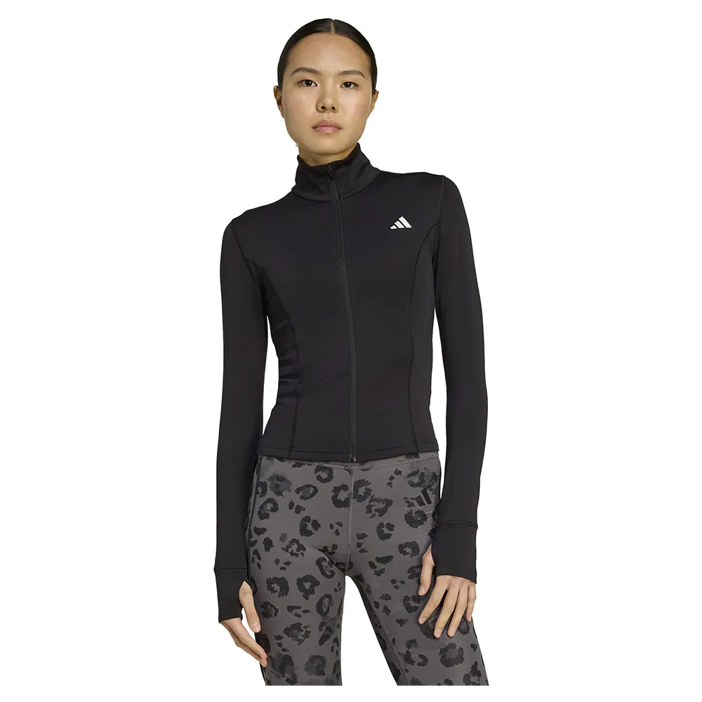 

Толстовка adidas Optime Essentials full zip, черный
