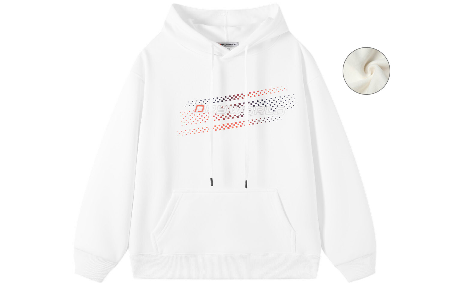 

Толстовка унисекс Dryworld, Белый