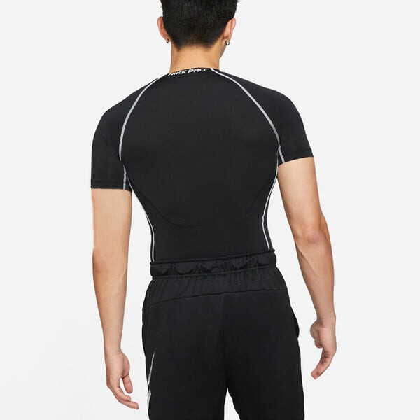 Спортивная футболка Men's Nike Logo Printing Sports Breathable Short Sleeve Black Gym Clothes, черный — фото 4
