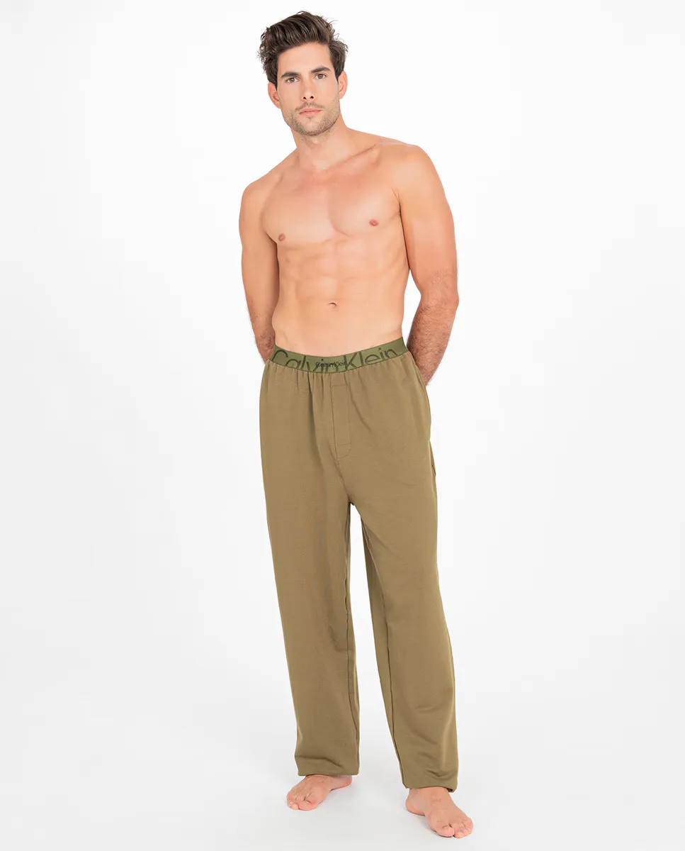 

Мужские пижамные брюки Calvin Klein, военный зеленый
