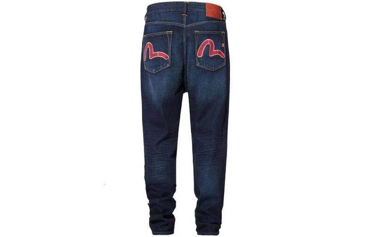 

Джинсы мужские деним синие Evisu, синий