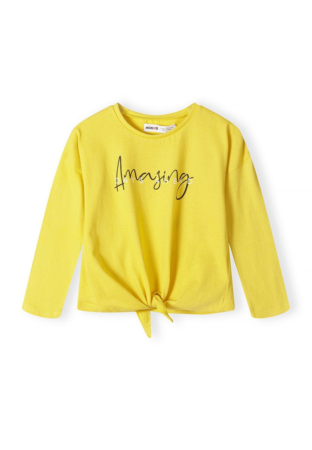 

Топ с длинными рукавами LONG SLEEVED KNOT TIE MINOTI, цвет mustard yellow