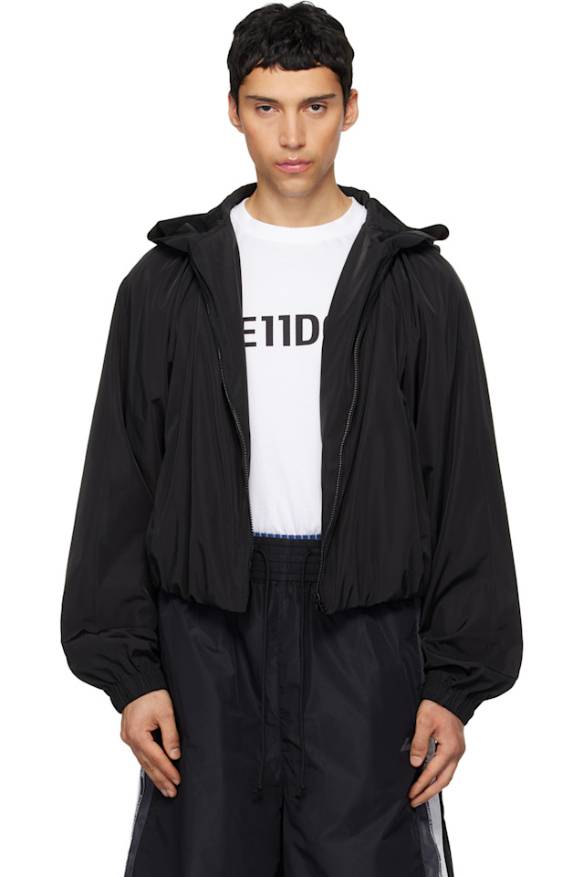 

Куртка-Худи со сборками на воротнике We11Done, черный