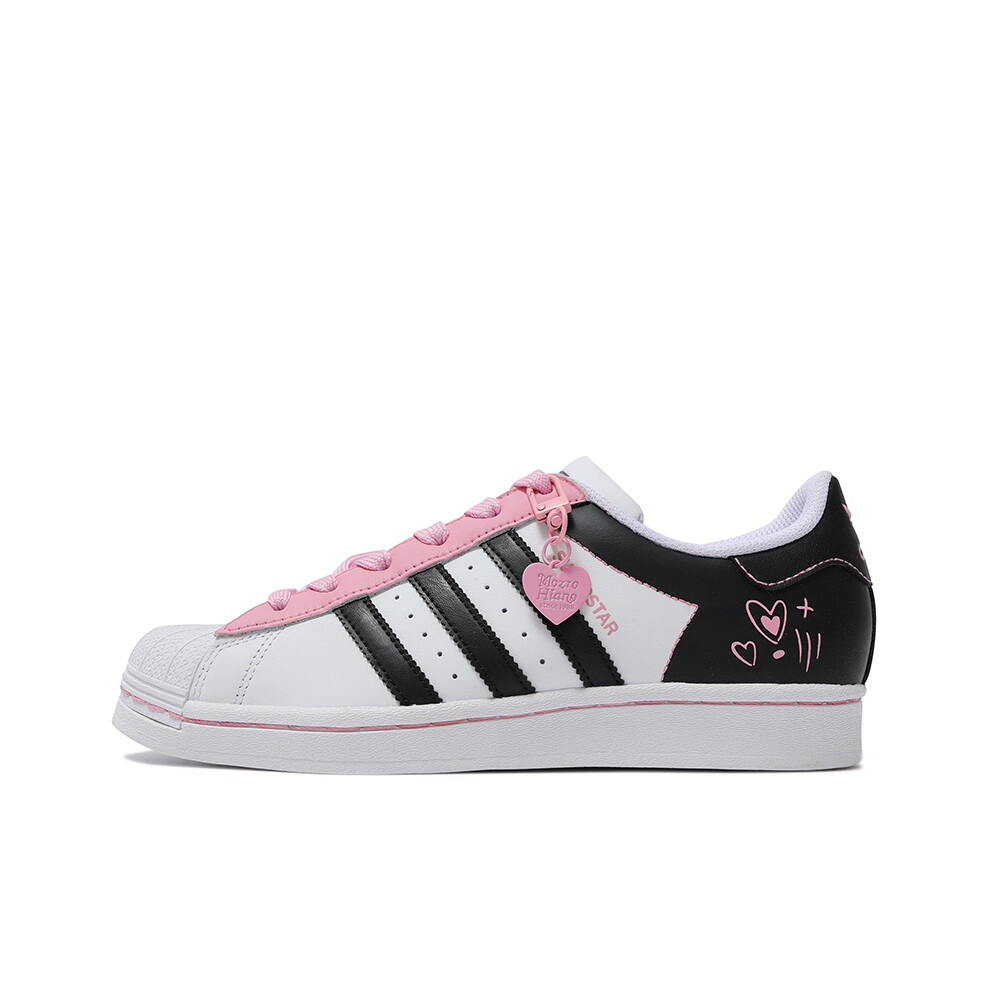 

Детские кроссовки для скейтбординга GS Low-top Белый/черный/розовый Adidas Neo, розовый