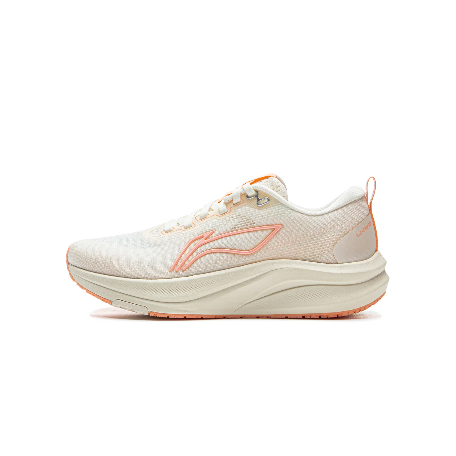 Кроссовки беговые Red Hare 8 Low Top Li-Ning YOUNG Экрю/Флуоресцентный Мягкий Оранжевый