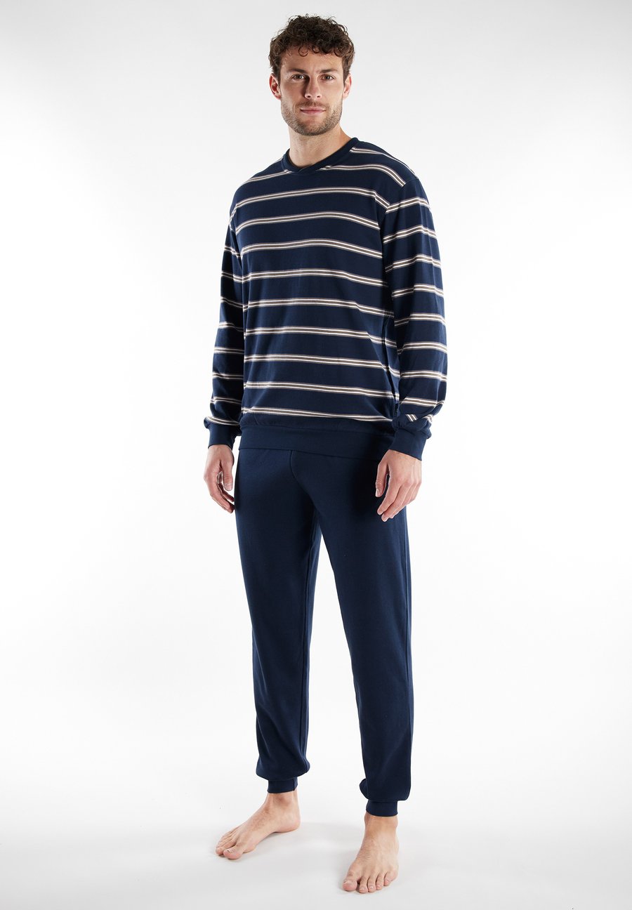 

Пижамный комплект Götzburg Pyjama set, Blau Dunkel Ringel/Dark Blue