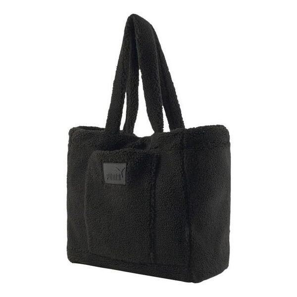 

Сумка core sherpa tote bag 'black' Puma, черный