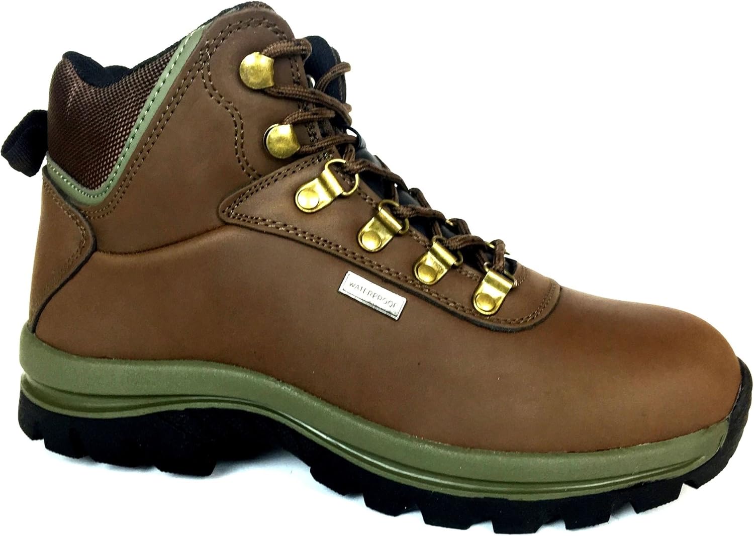 

Водонепроницаемые кожаные ботинки LABO коричневого и черного цвета с резиновой подошвой Labo Pro