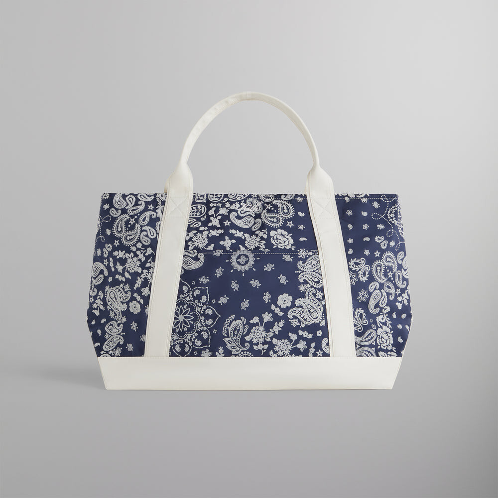 

Сумка Kith Paisley Flocked Nylon Tote Bag, черный