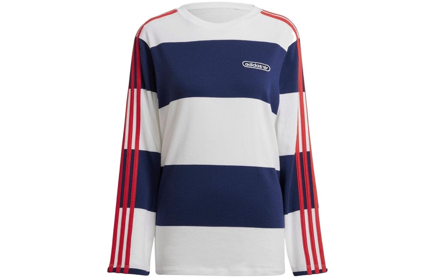 

Adidas Originals Женская футболка, цвет Blue with White Lettering