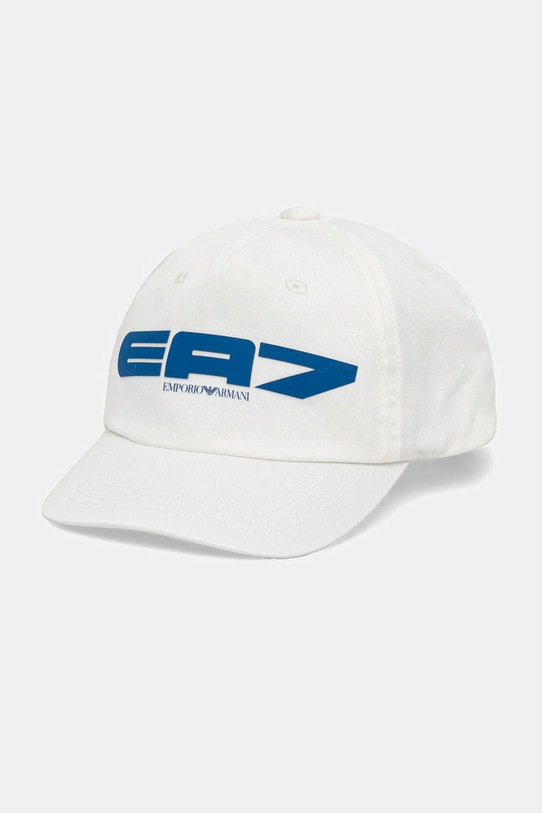

Хлопковая кепка с козырьком Ea7 Emporio Armani, белый