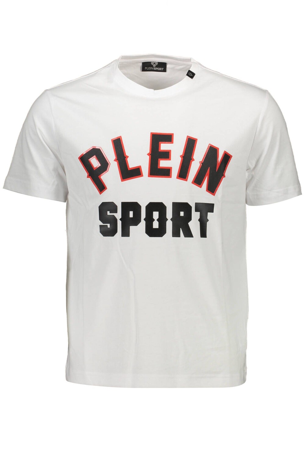 

Белая хлопковая мужская футболка Plein Sport