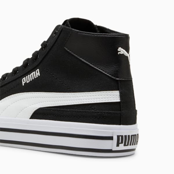 Мужские кроссовки средней высоты Court Classic Vulcanized Formstrip Puma, черный — фото 3