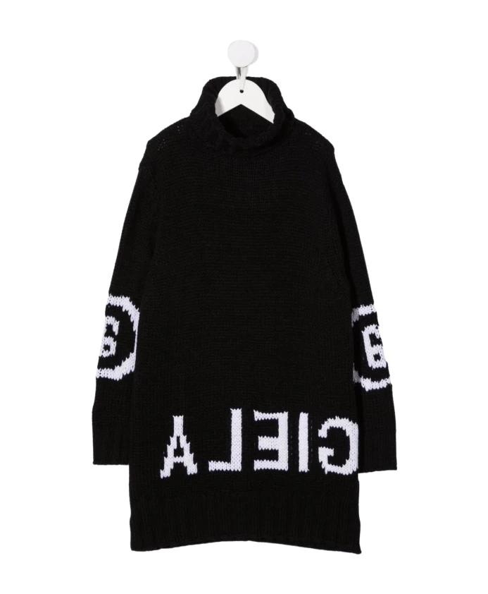 

Свитер вязки R интарсия Maison Margiela, черный