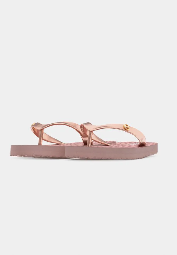 Сандалии jinx с т-образным ремешком Michael Kors Kids, Rose Gold-Coloured/Ballet Pink — фото 3