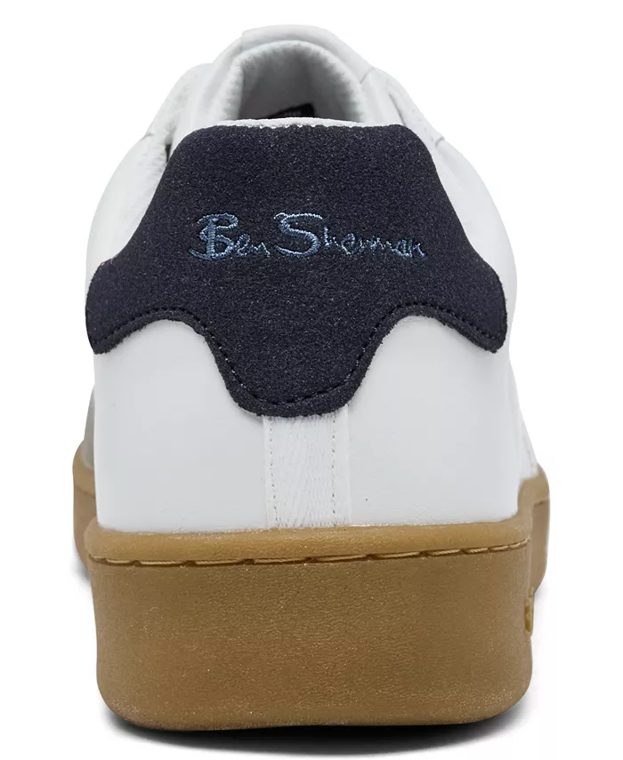 Мужские кеды Glasgow Low Casual от Finish Line Ben Sherman, белый — фото 4
