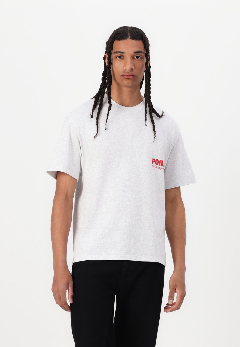 

Базовая футболка BOXY TEE Pompeii, серый