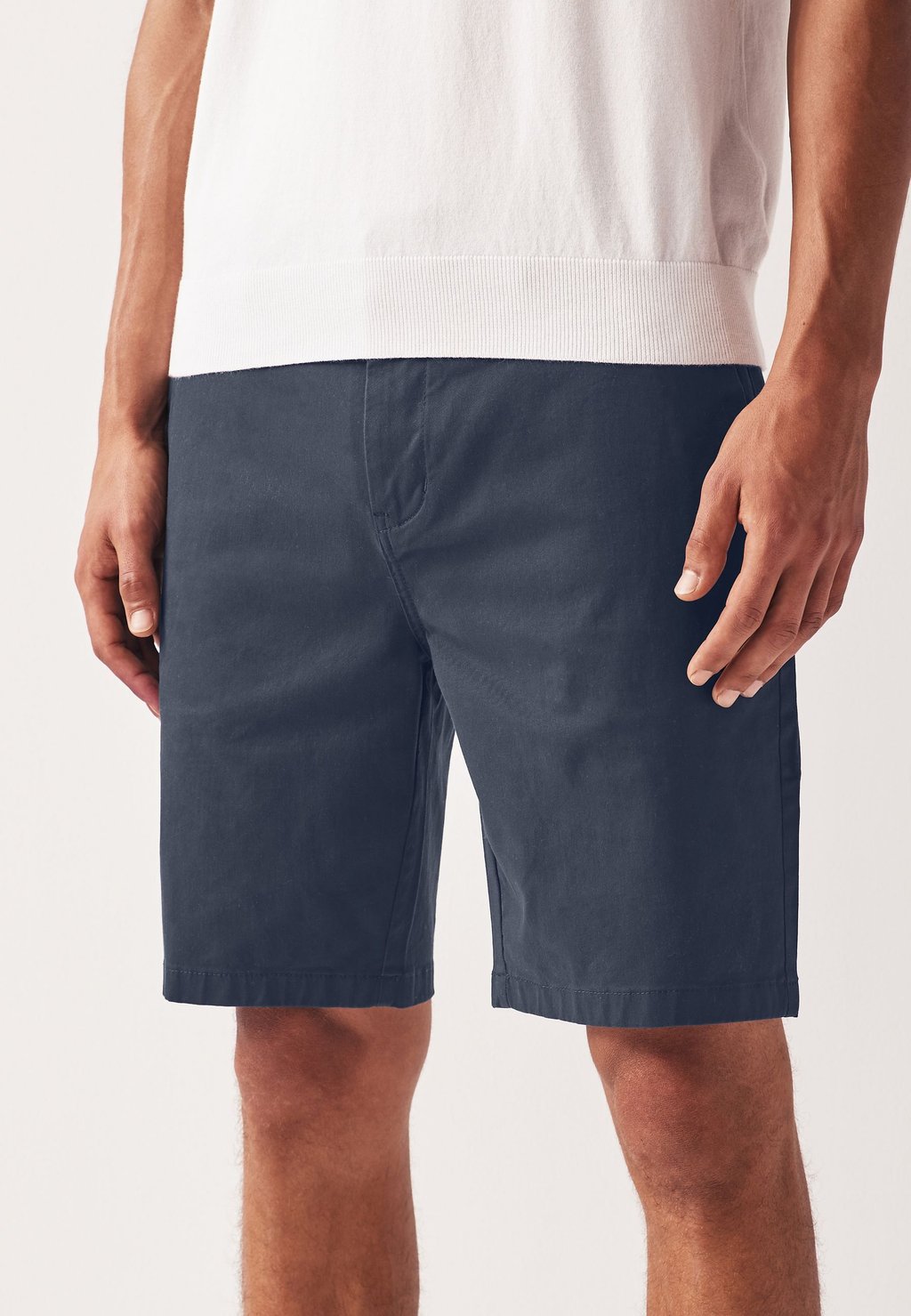 Шорты STRAIGHT FIT STRETCH CHINO Next, темно-синий — фото 2