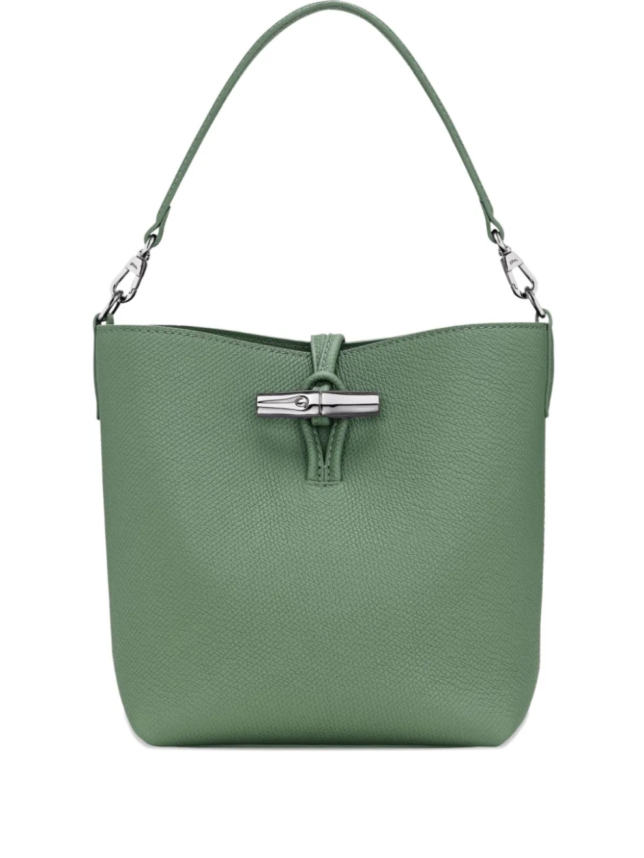 

Longchamp фактурная сумка-ведро Le Roseau, зеленый