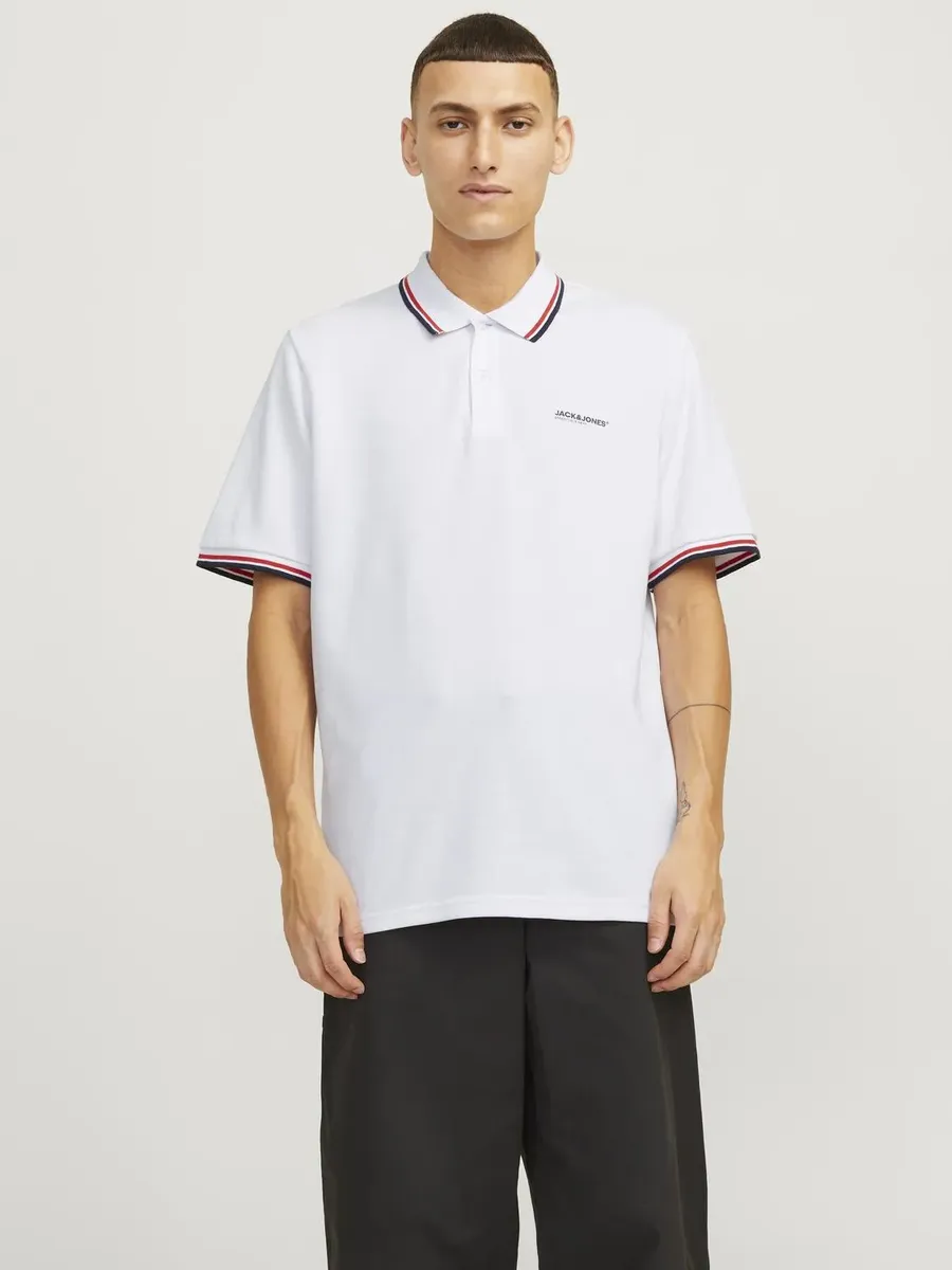 

Рубашка-поло Jack & Jones "JJCAMPA POLO SS", белый