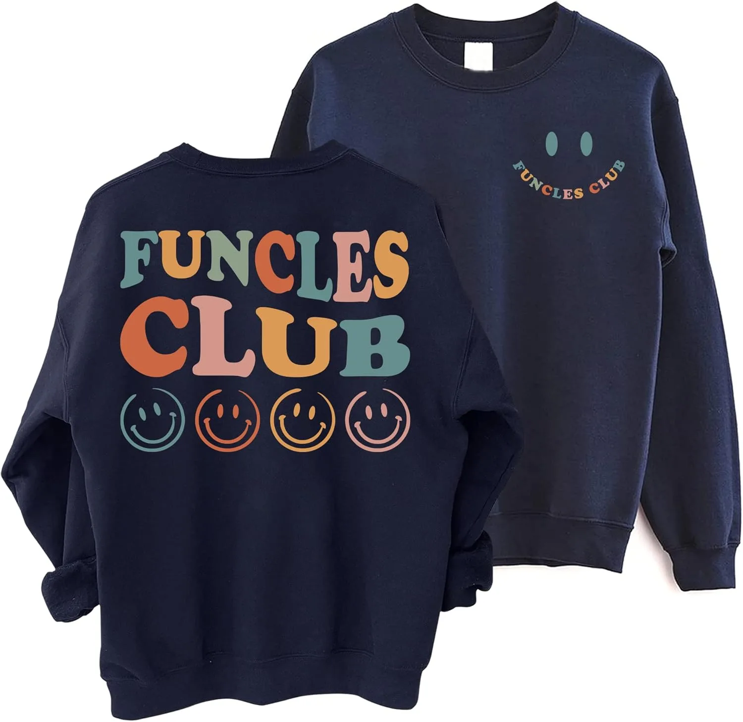 

Толстовка Funcles Club с двусторонним принтом Funny Uncle VisionSwipe