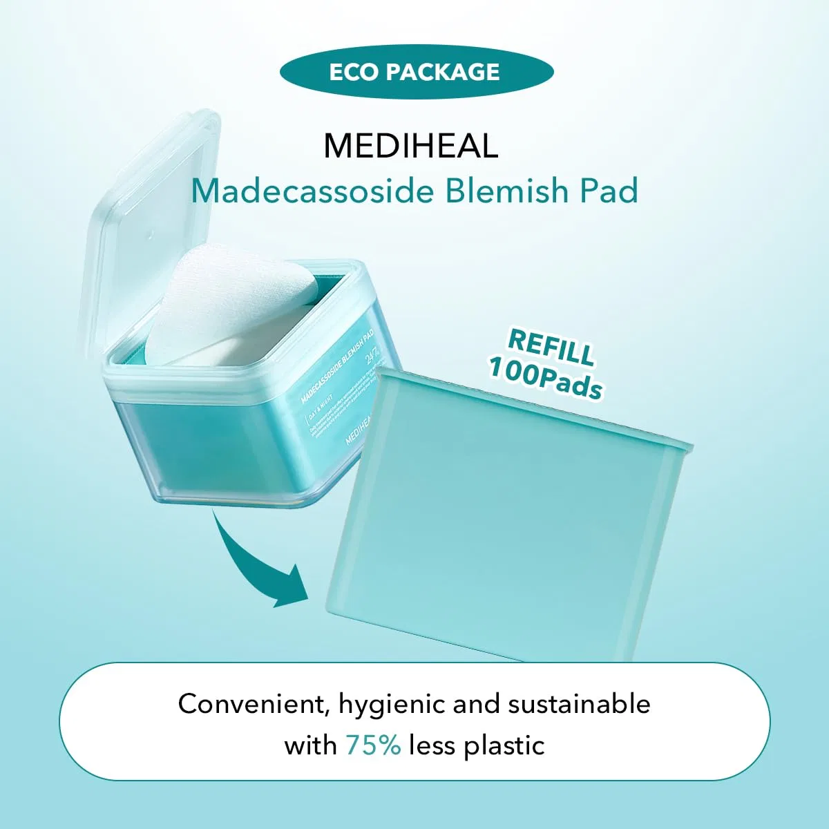 Тоник Mediheal — Сменные диски для лица «Madecassoside Blemish Pad» от ( .) — фото 3